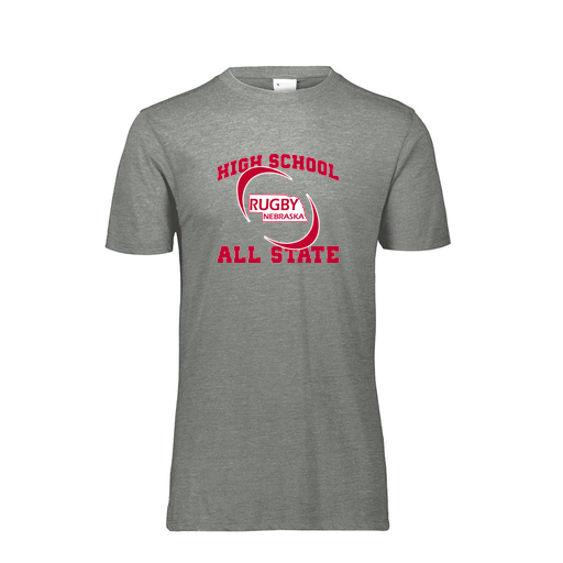 [FTSCUBGY-YS-LOGO1] Decker Youth Tri-Blend T-Shirt - Short Sleeve (Youth S, Gray, Logo 1)