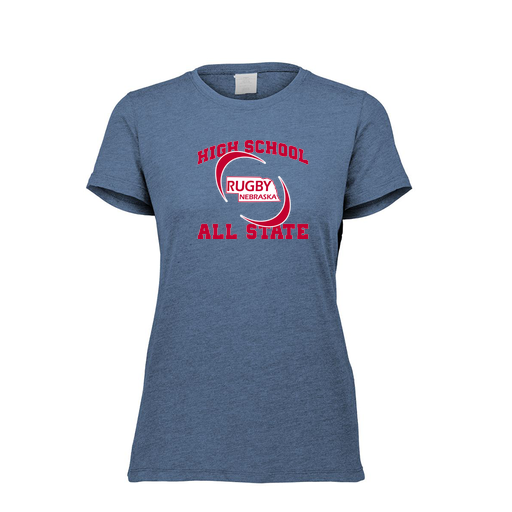 [FTSCUBNV-FAXS-LOGO1] Decker Women's Tri-Blend T-Shirt - Short Sleeve (Female Adult XS, Navy, Logo 1)