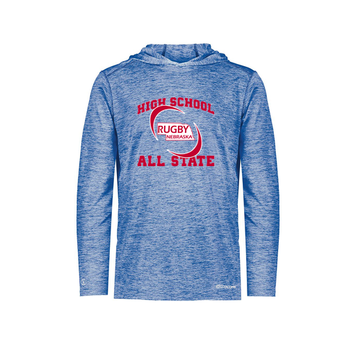 [FOLHCGRY-YS-LOGO1] Decker Youth Charge Hoodie (Youth S, Royal, Logo 1)