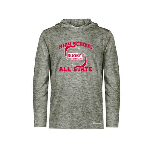 [FOLHCGGY-YS-LOGO1] Decker Youth Charge Hoodie (Youth S, Gray, Logo 1)